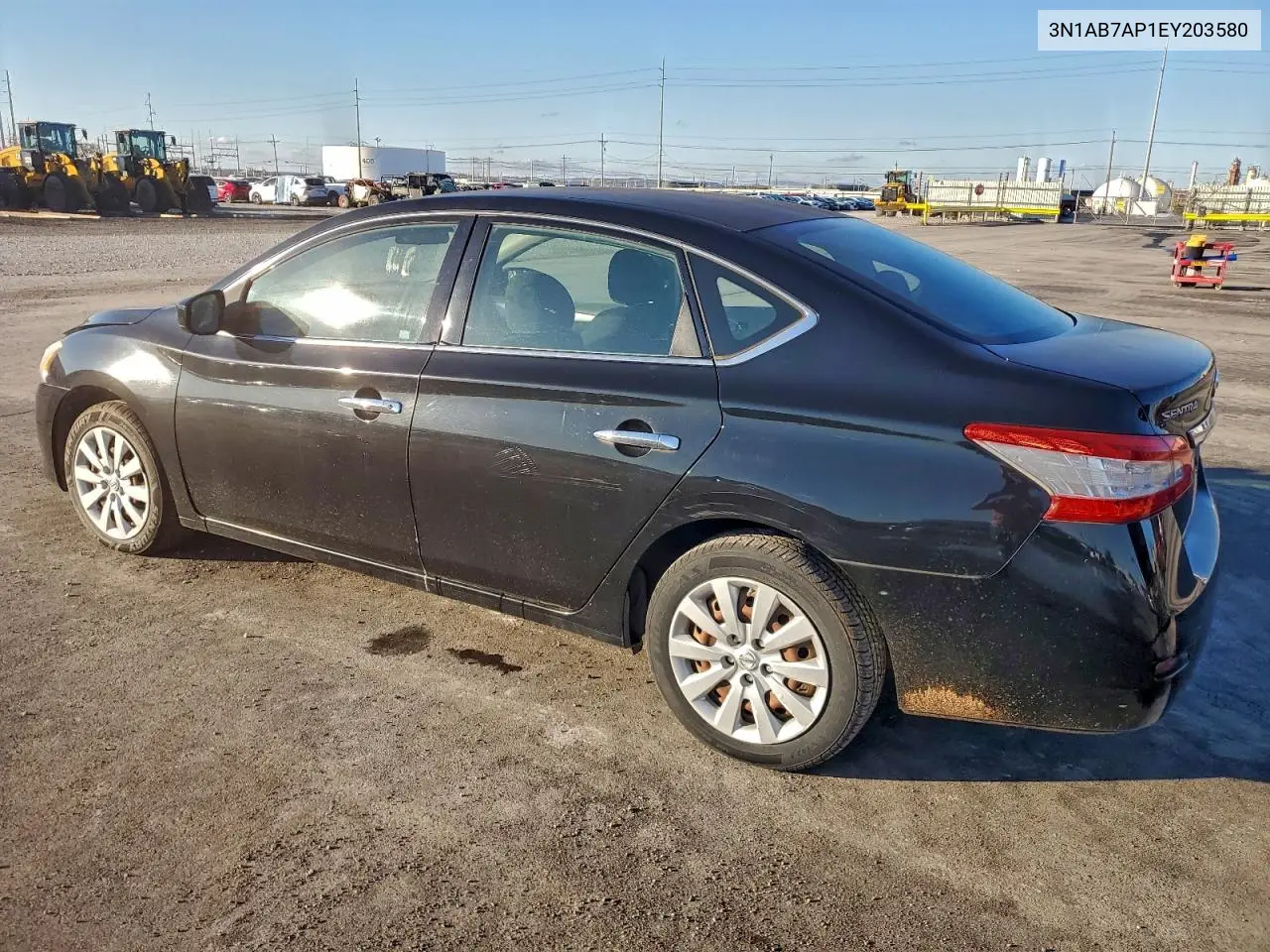 3N1AB7AP1EY203580 2014 Nissan Sentra S