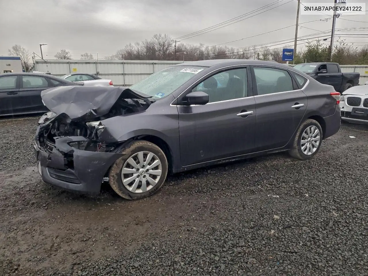 3N1AB7AP0EY241222 2014 Nissan Sentra S