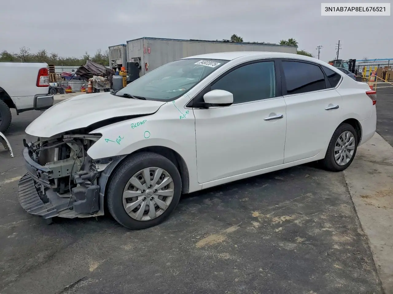 3N1AB7AP8EL676521 2014 Nissan Sentra S