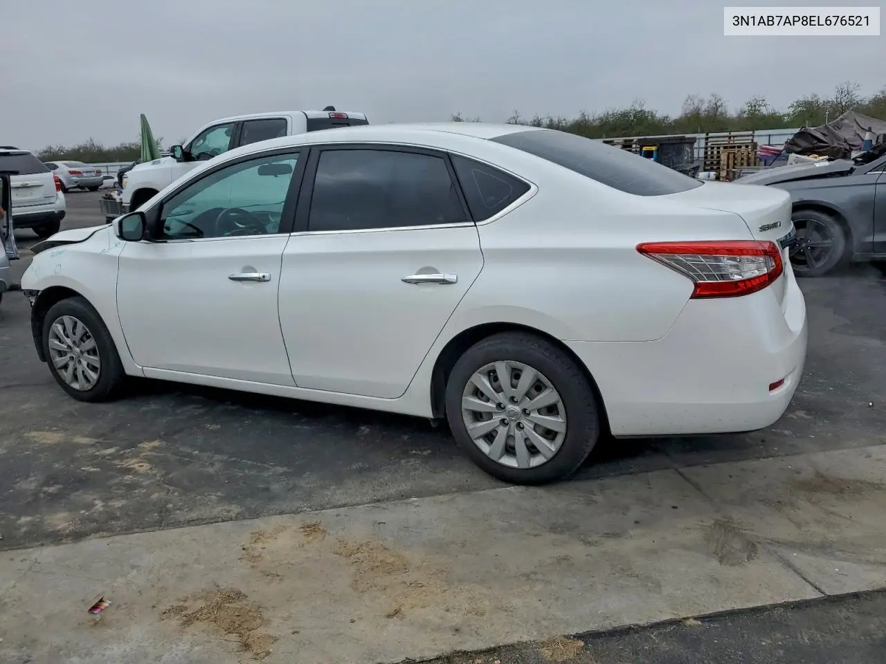 3N1AB7AP8EL676521 2014 Nissan Sentra S