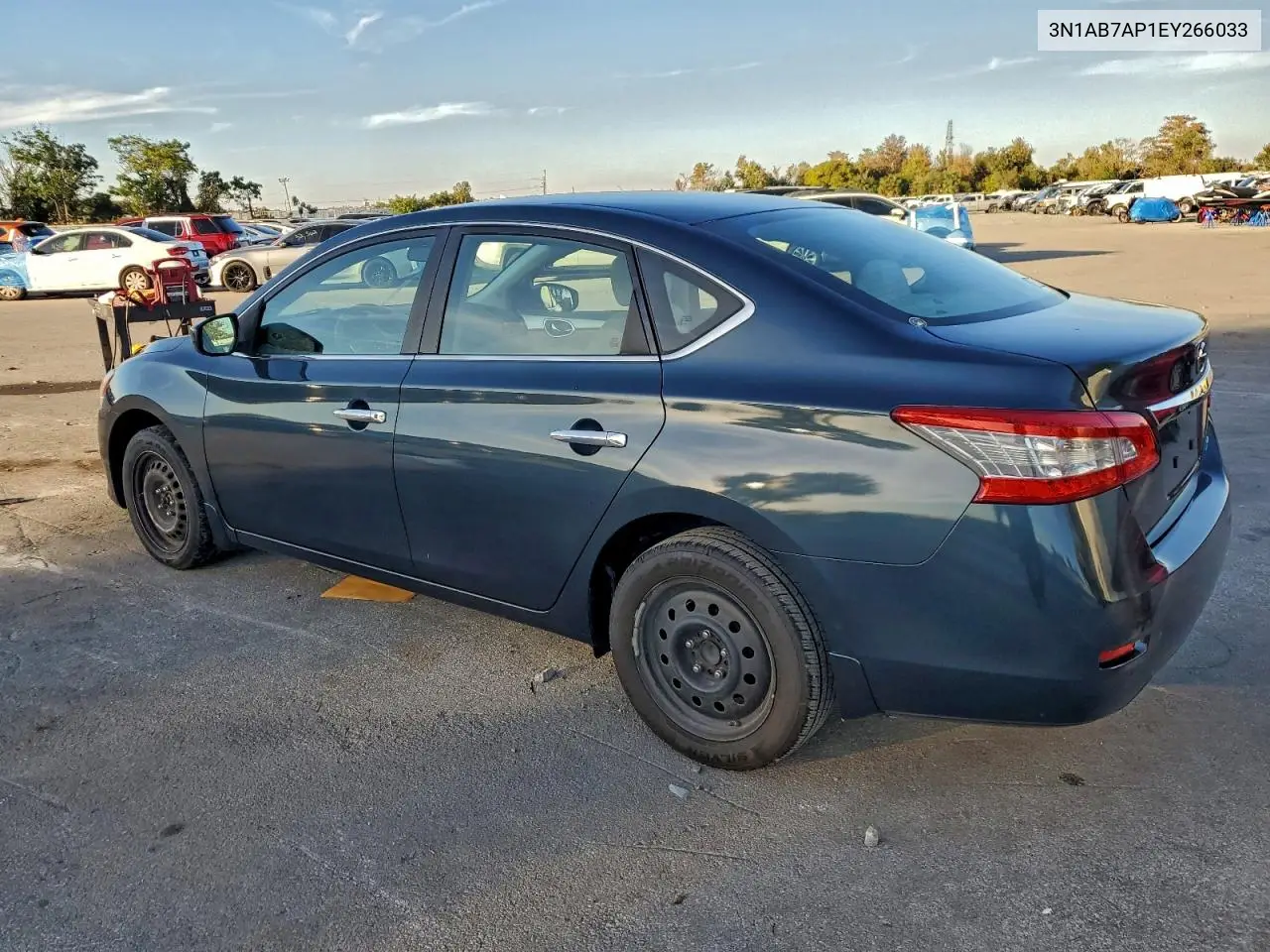 3N1AB7AP1EY266033 2014 Nissan Sentra S