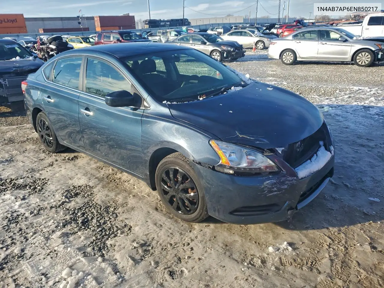 1N4AB7AP6EN850217 2014 Nissan Sentra S