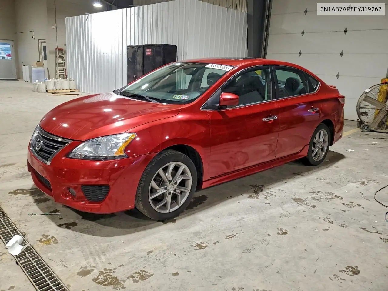 3N1AB7AP8EY319262 2014 Nissan Sentra S