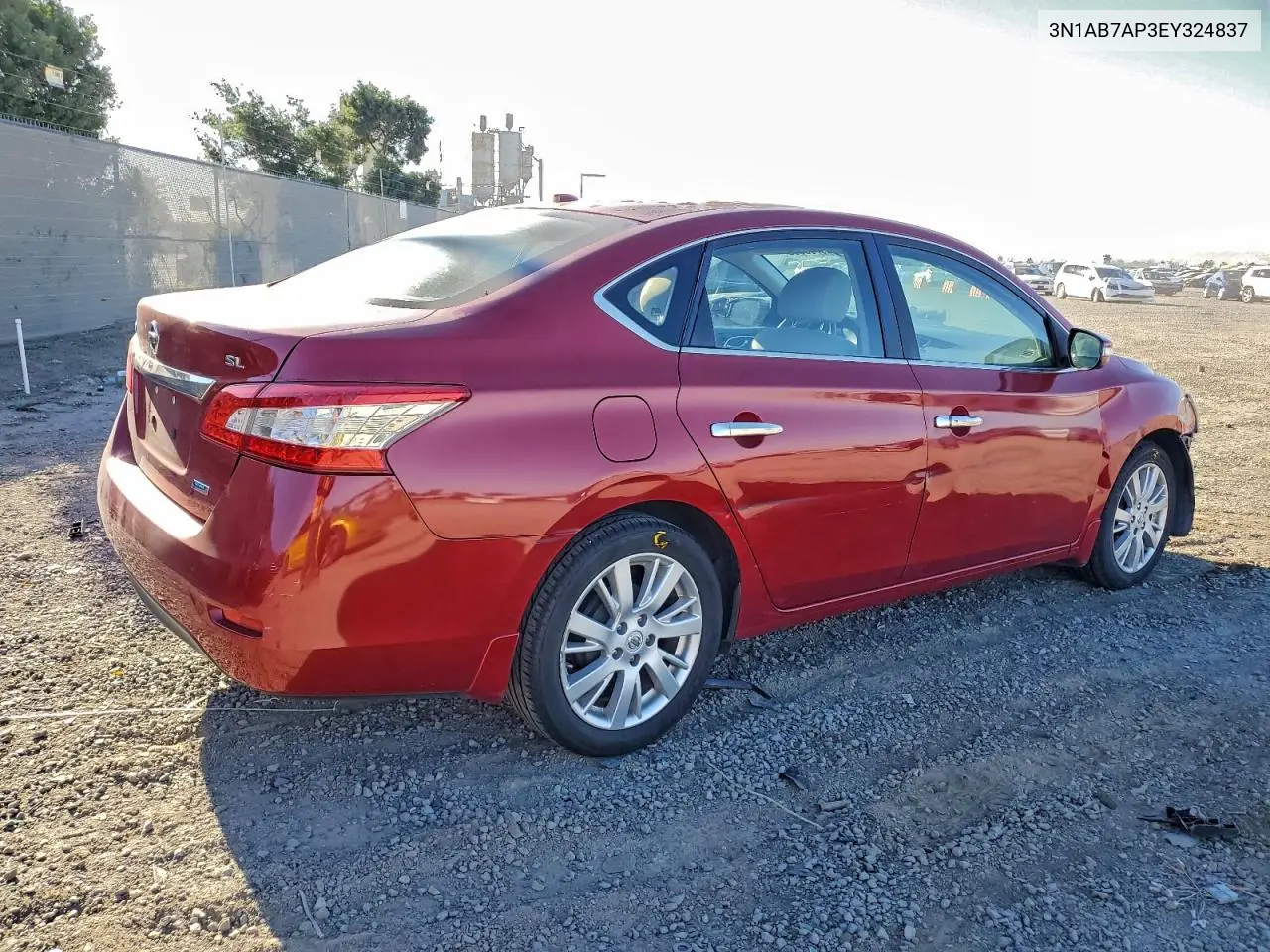 3N1AB7AP3EY324837 2014 Nissan Sentra S