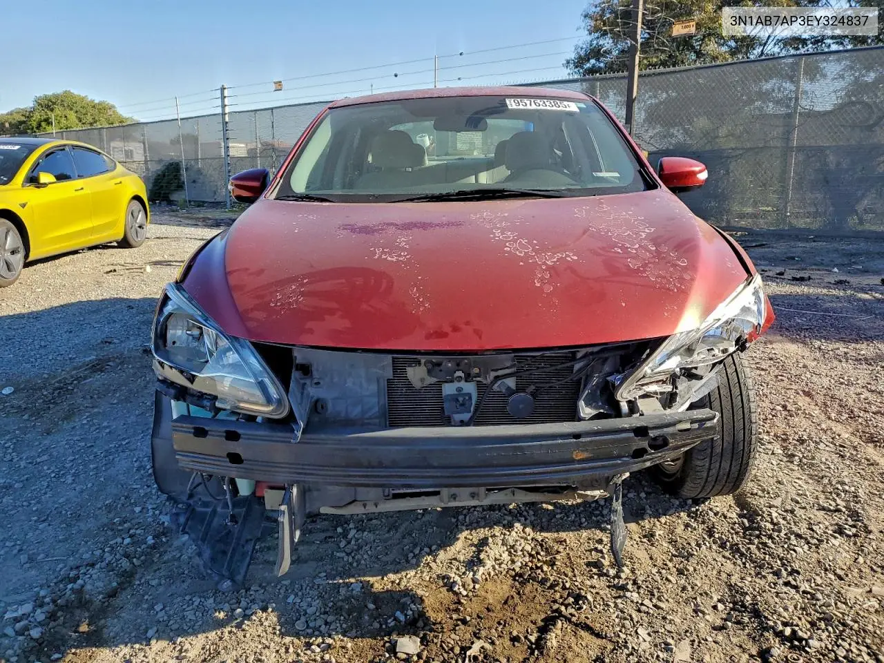 3N1AB7AP3EY324837 2014 Nissan Sentra S