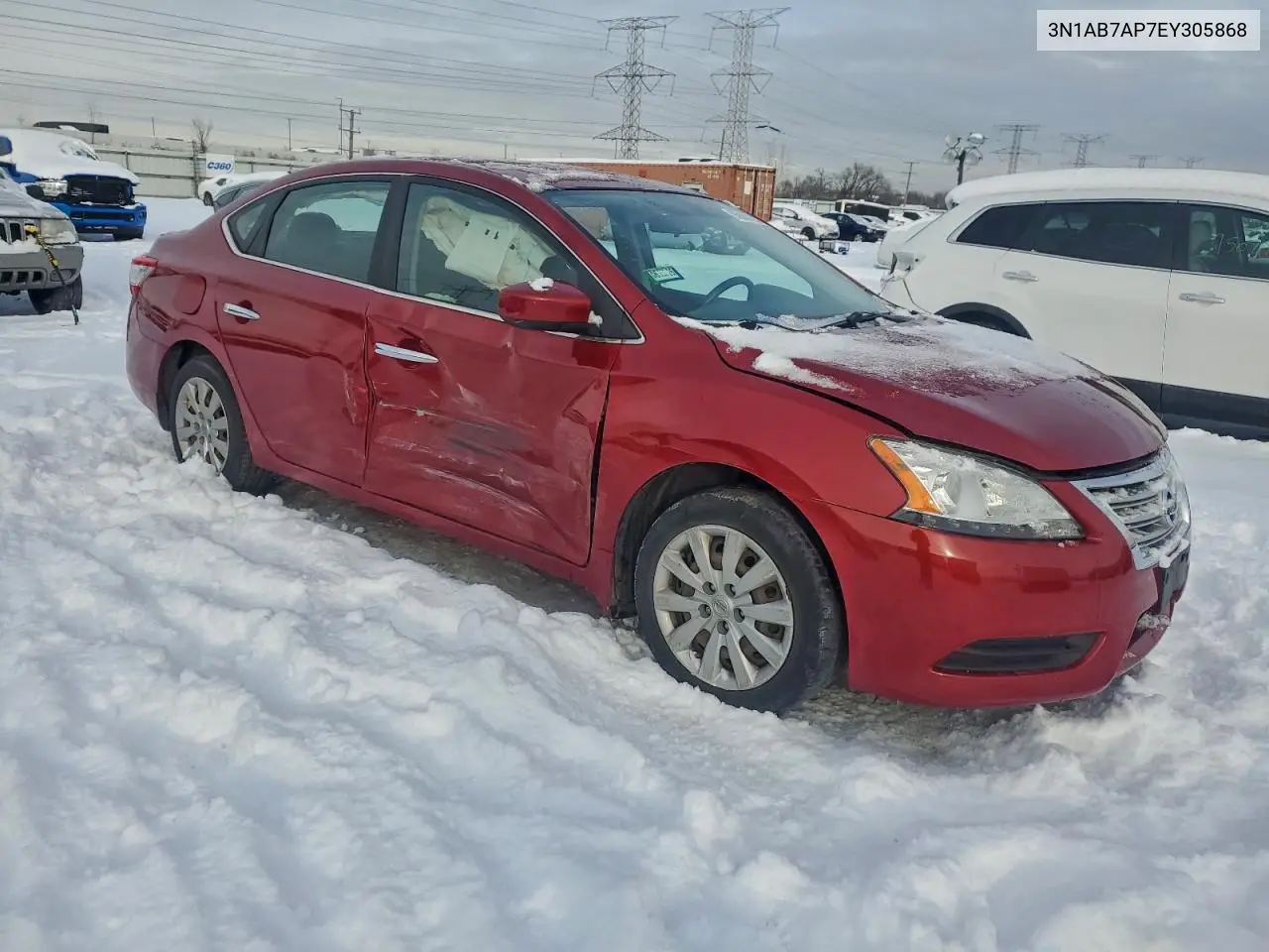 3N1AB7AP7EY305868 2014 Nissan Sentra S