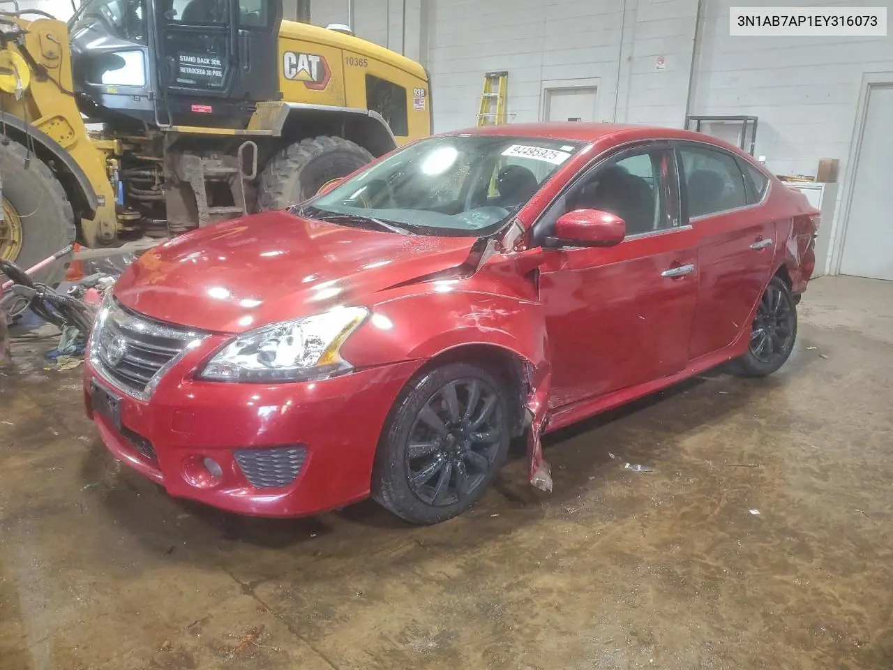 3N1AB7AP1EY316073 2014 Nissan Sentra S