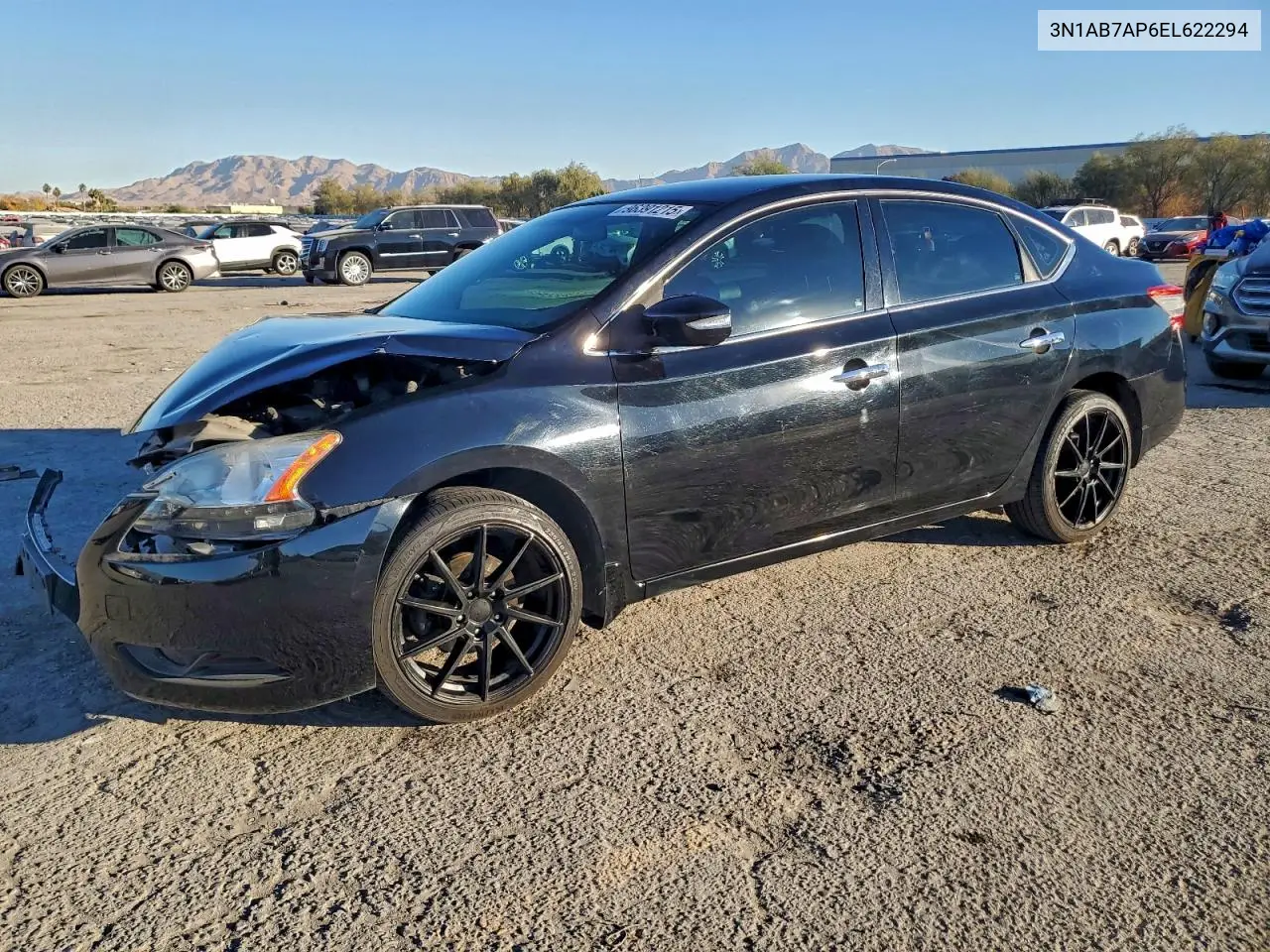 3N1AB7AP6EL622294 2014 Nissan Sentra S