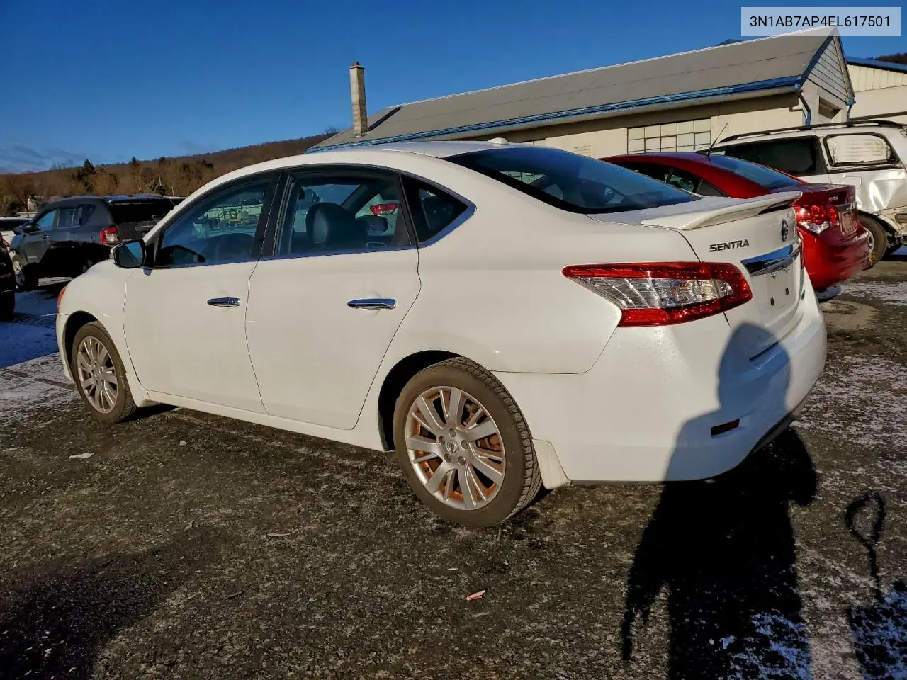 3N1AB7AP4EL617501 2014 Nissan Sentra S