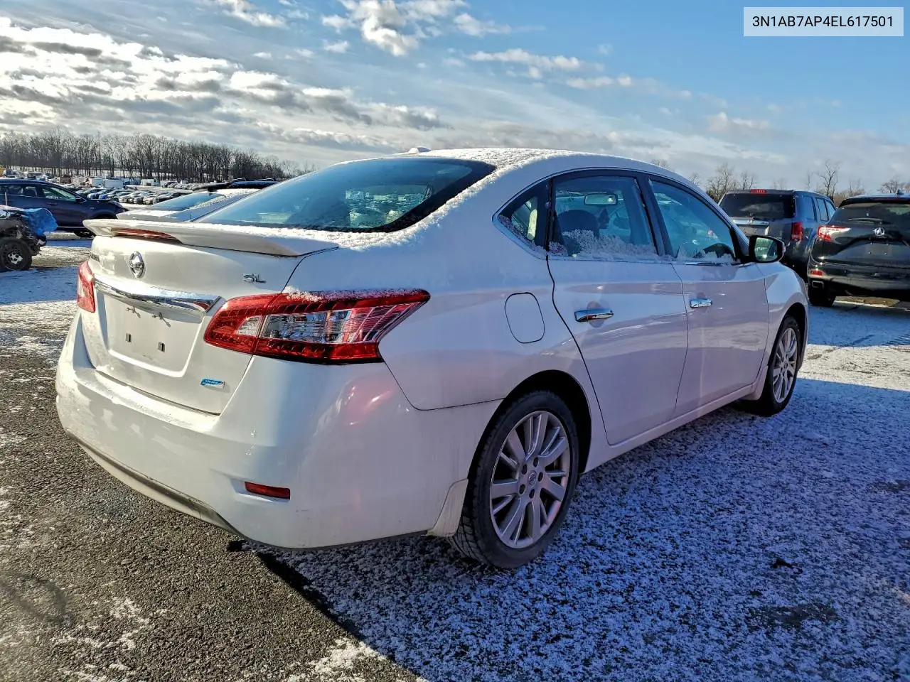 3N1AB7AP4EL617501 2014 Nissan Sentra S