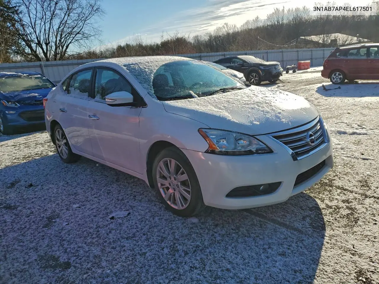 3N1AB7AP4EL617501 2014 Nissan Sentra S
