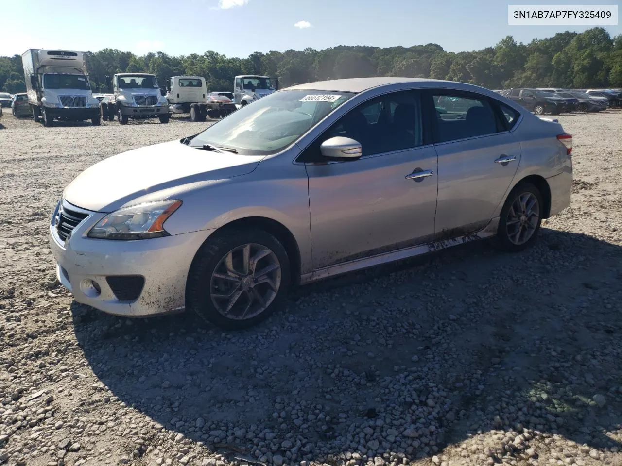 2015 Nissan Sentra S VIN: 3N1AB7AP7FY325409 Lot: 55512194