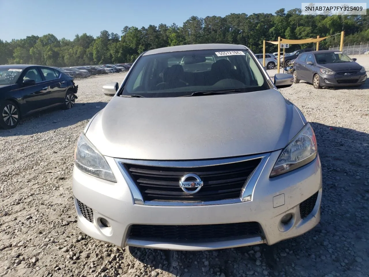 2015 Nissan Sentra S VIN: 3N1AB7AP7FY325409 Lot: 55512194