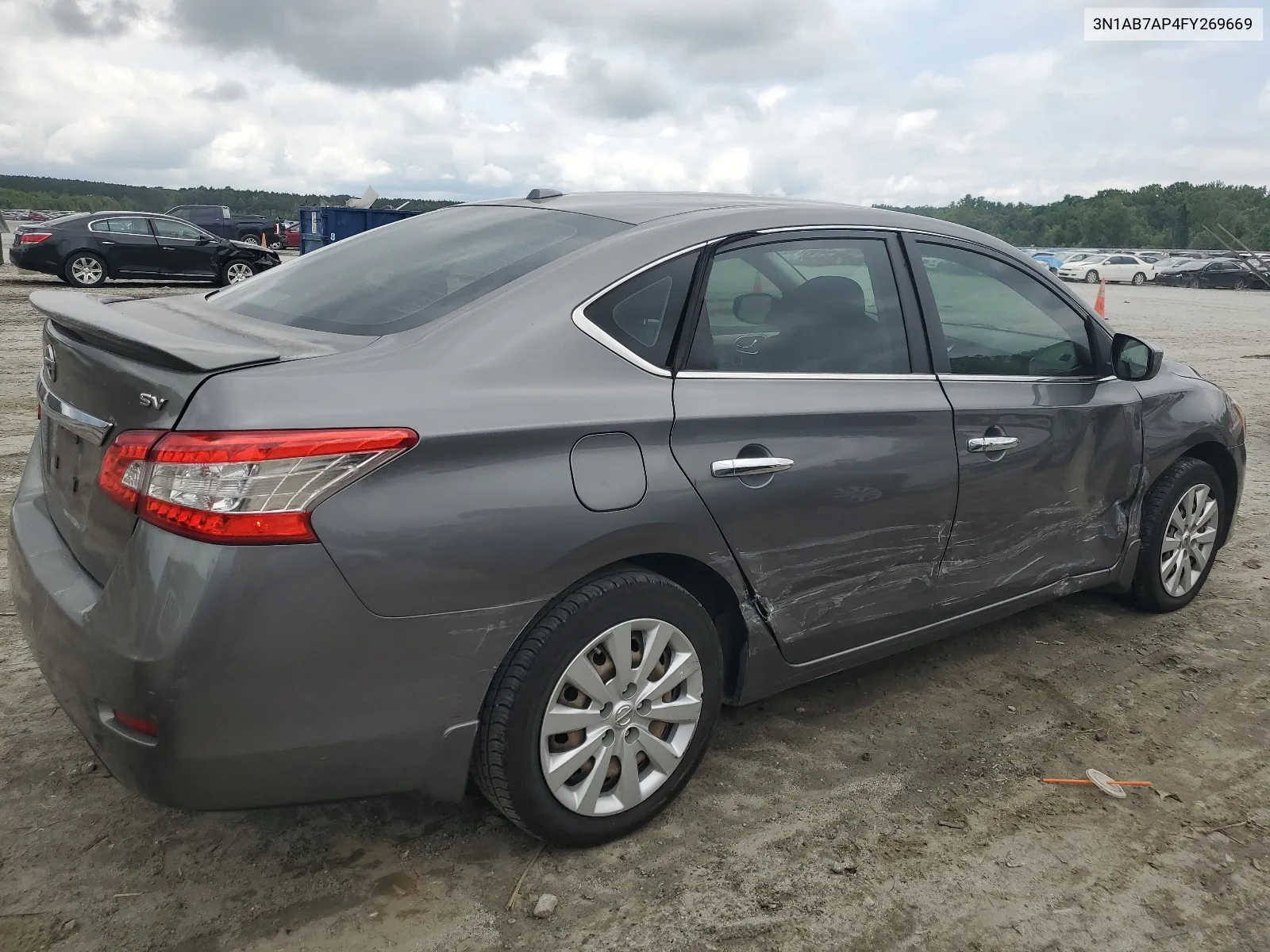 2015 Nissan Sentra S VIN: 3N1AB7AP4FY269669 Lot: 57469694