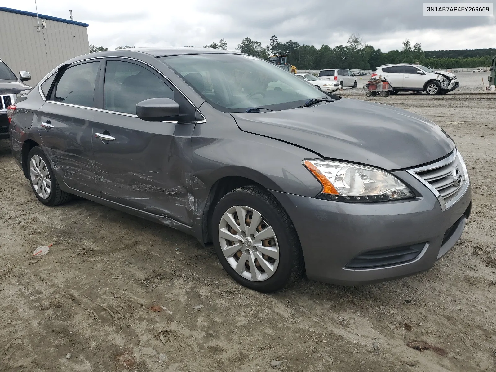 2015 Nissan Sentra S VIN: 3N1AB7AP4FY269669 Lot: 57469694