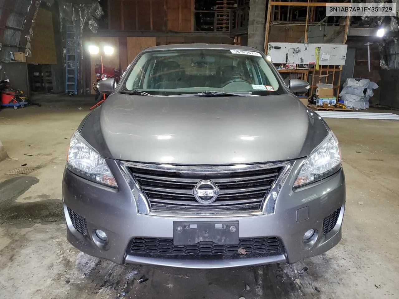 3N1AB7AP1FY351729 2015 Nissan Sentra S