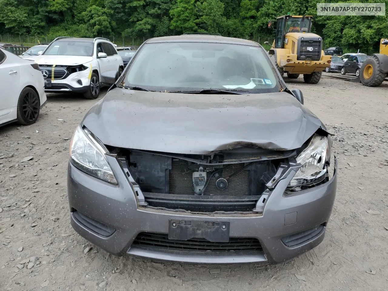 3N1AB7AP3FY270733 2015 Nissan Sentra S