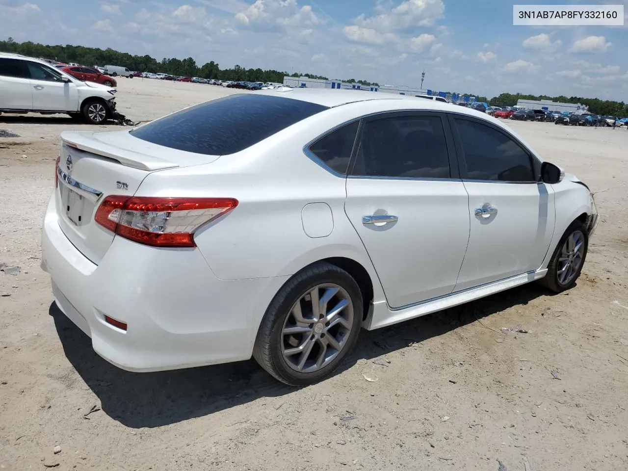 2015 Nissan Sentra S VIN: 3N1AB7AP8FY332160 Lot: 58604964