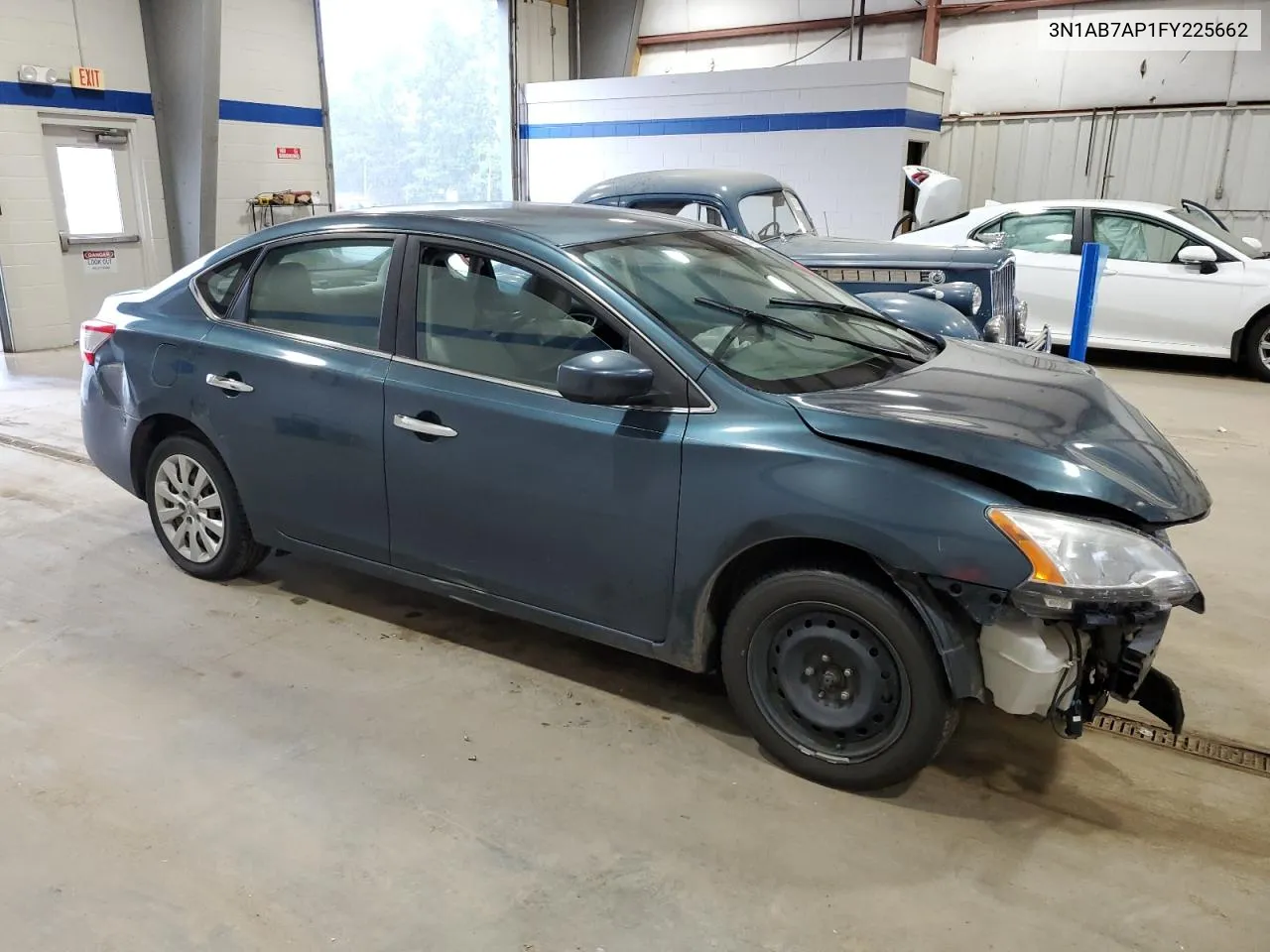 2015 Nissan Sentra S VIN: 3N1AB7AP1FY225662 Lot: 61424354