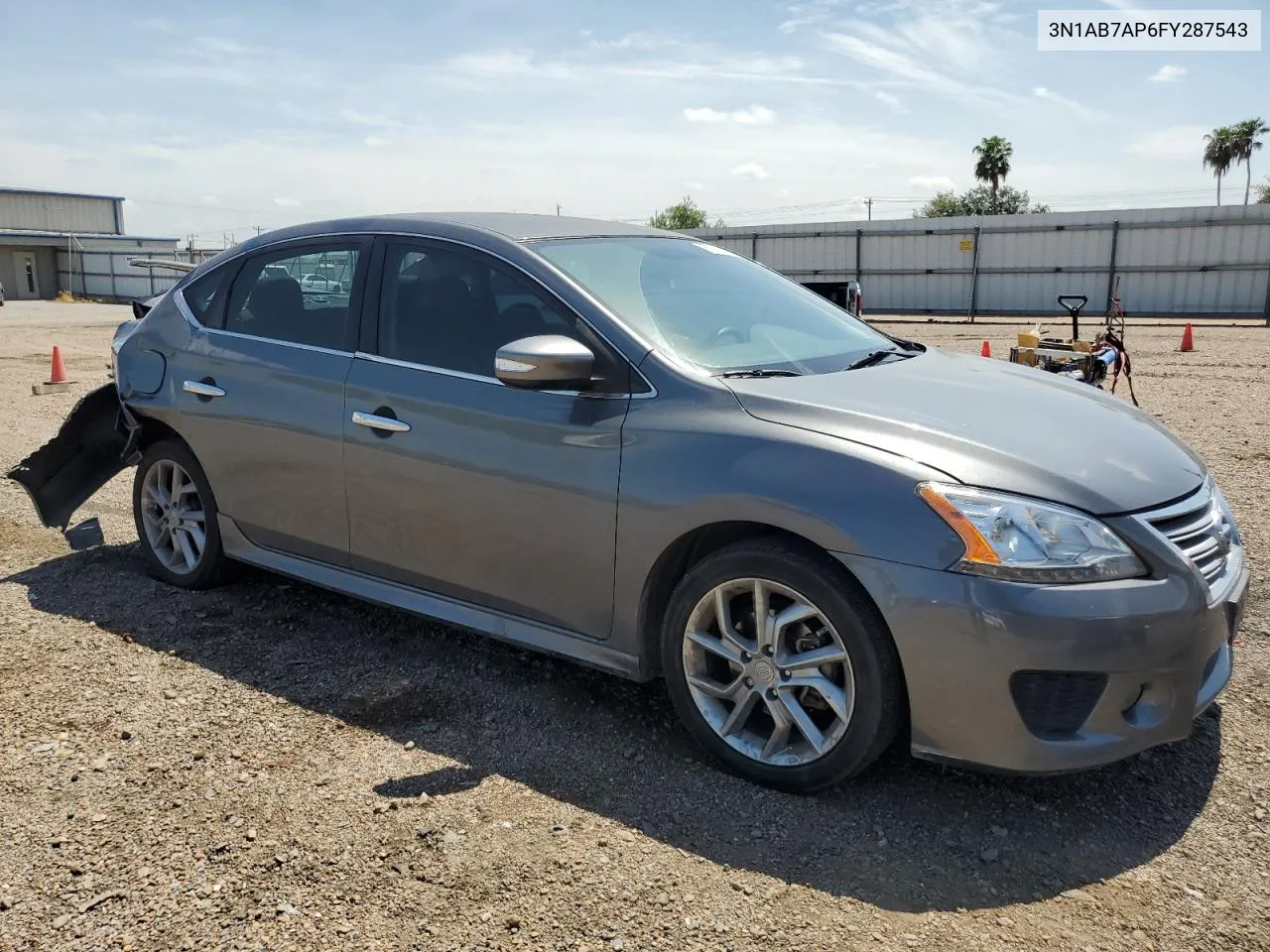 3N1AB7AP6FY287543 2015 Nissan Sentra S