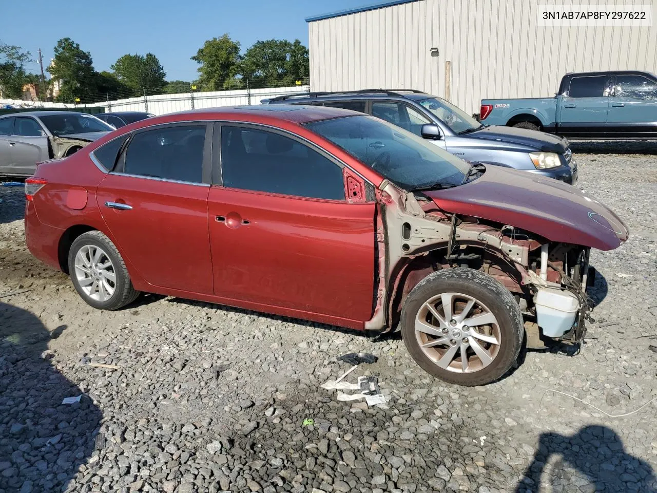 2015 Nissan Sentra S VIN: 3N1AB7AP8FY297622 Lot: 67103774