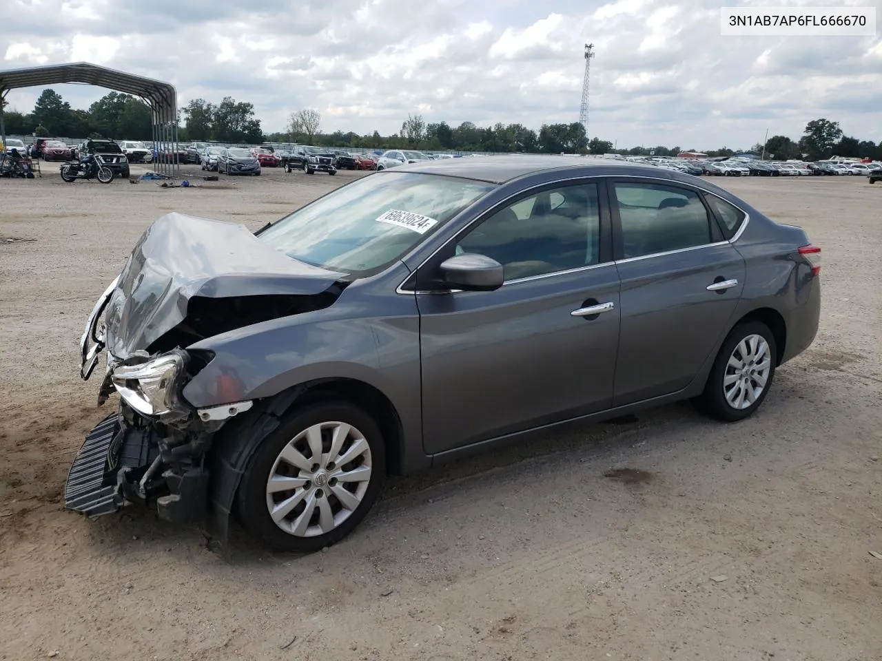 3N1AB7AP6FL666670 2015 Nissan Sentra S