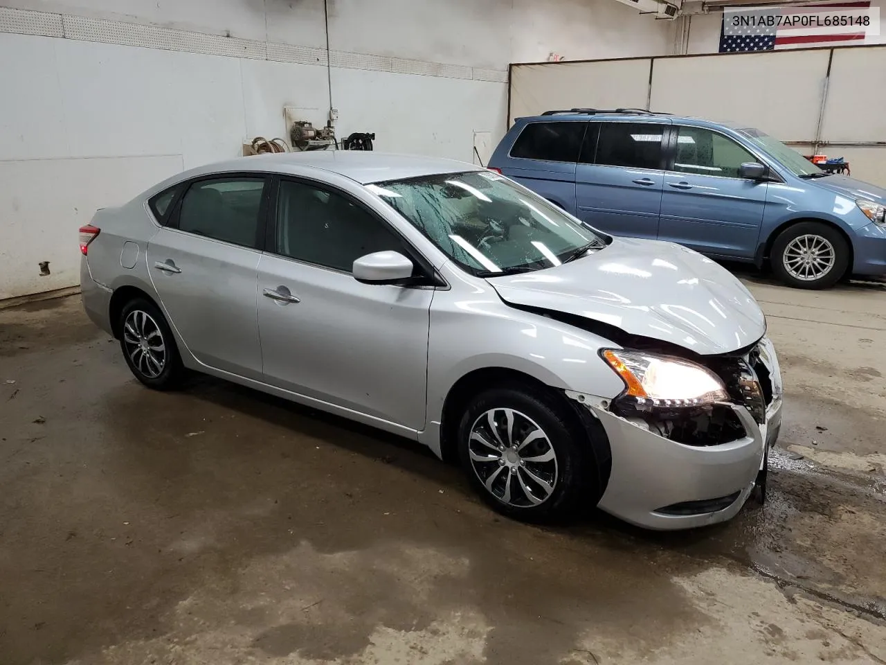 3N1AB7AP0FL685148 2015 Nissan Sentra S