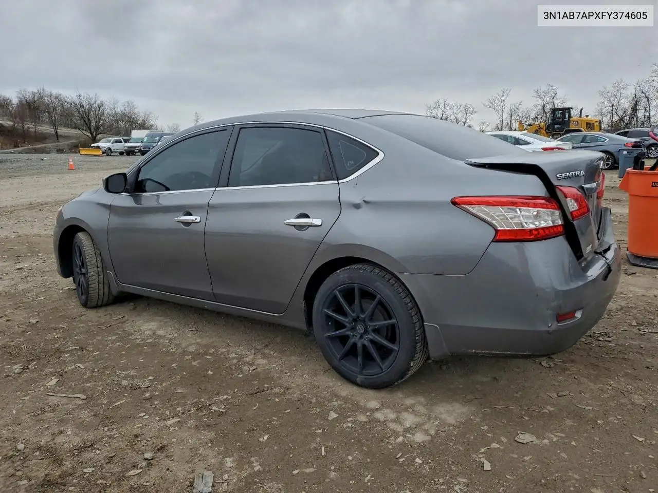 3N1AB7APXFY374605 2015 Nissan Sentra S