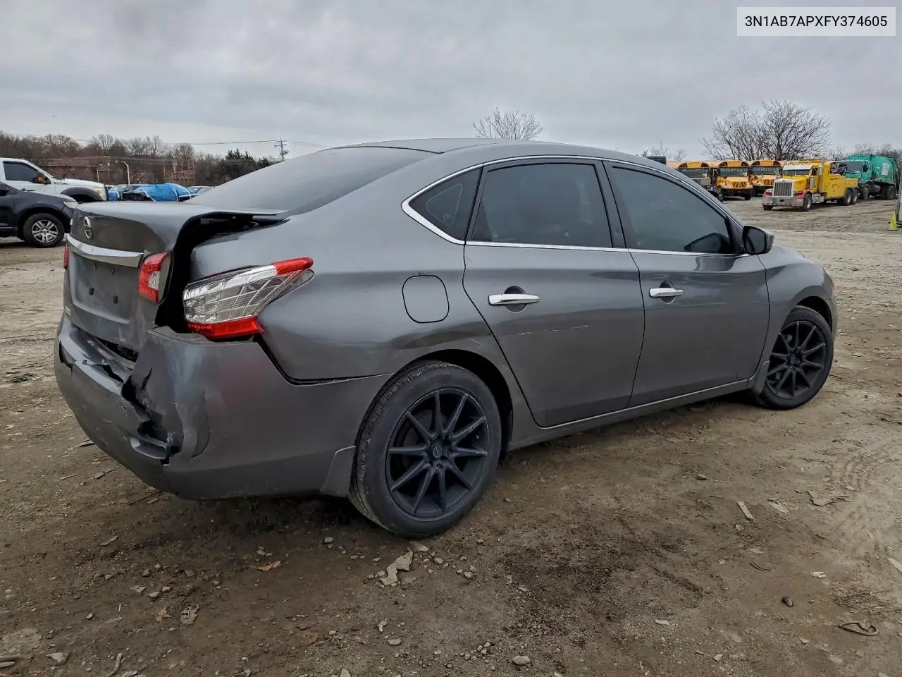 3N1AB7APXFY374605 2015 Nissan Sentra S