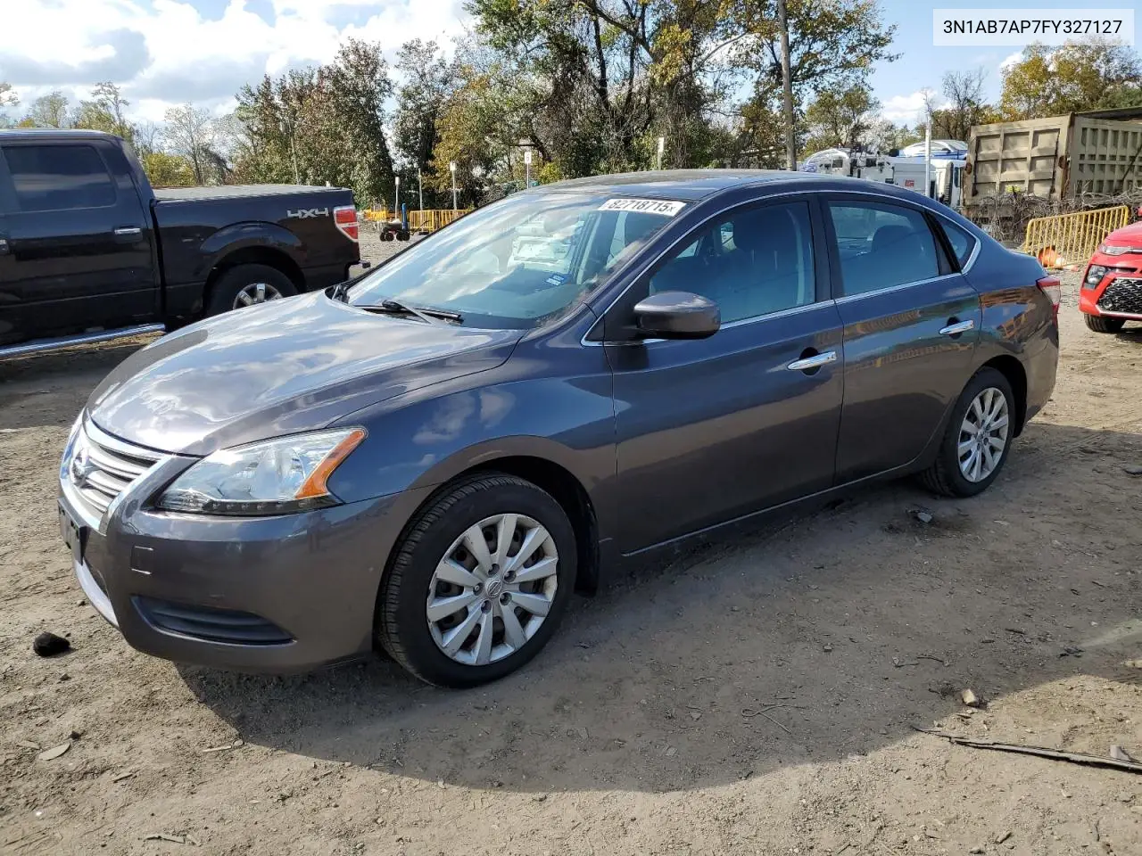 3N1AB7AP7FY327127 2015 Nissan Sentra S