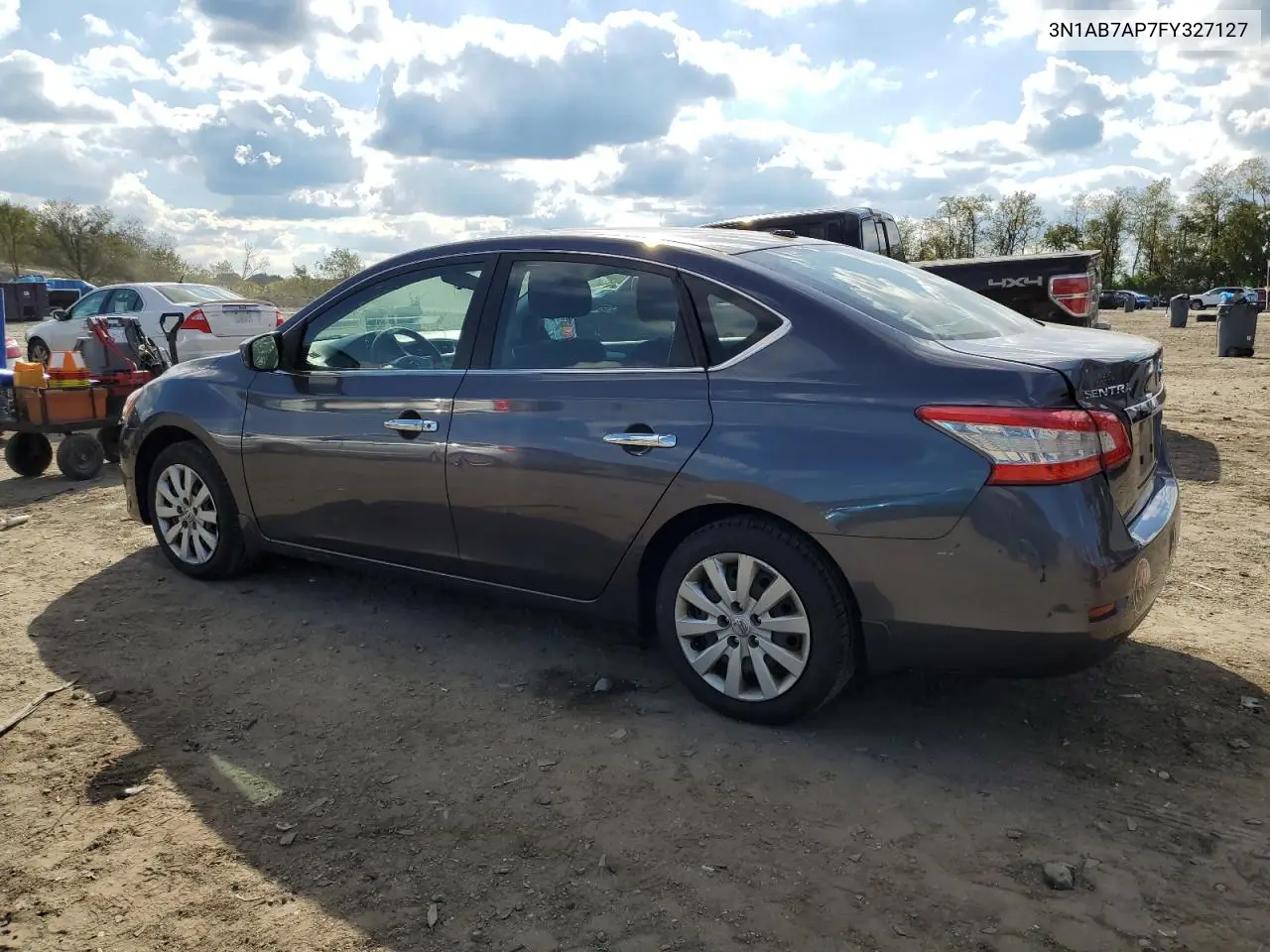3N1AB7AP7FY327127 2015 Nissan Sentra S