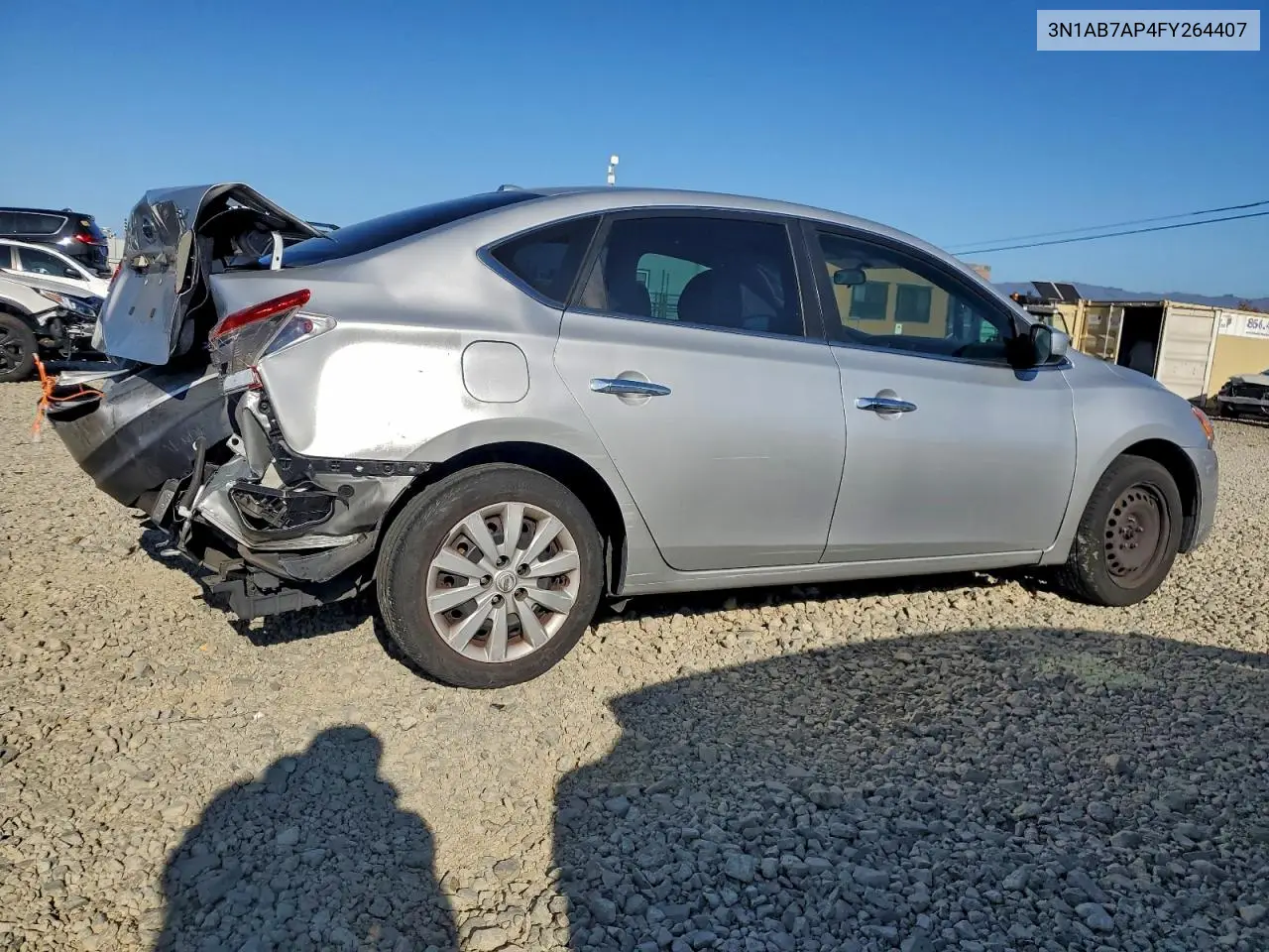 3N1AB7AP4FY264407 2015 Nissan Sentra S