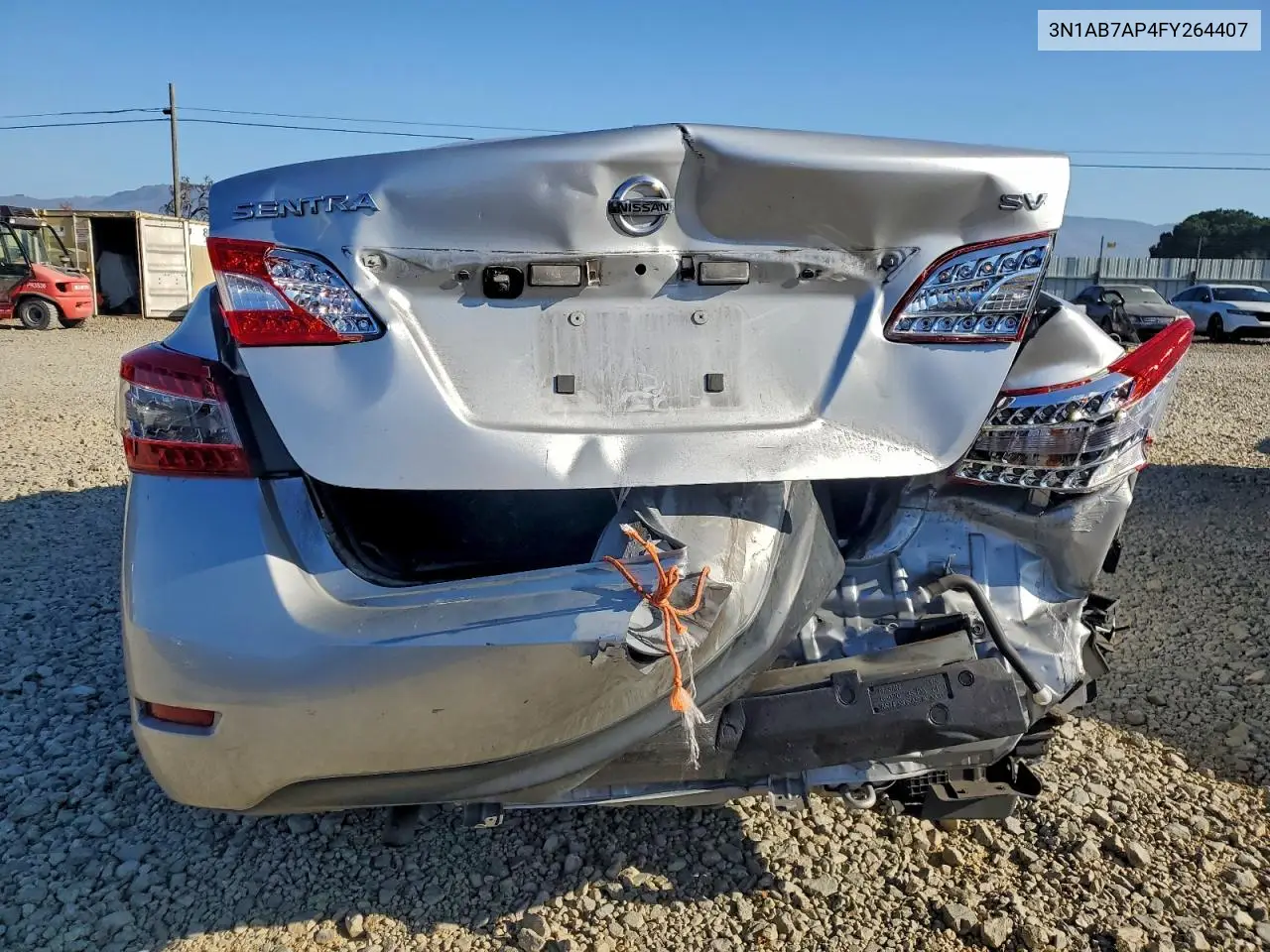 3N1AB7AP4FY264407 2015 Nissan Sentra S