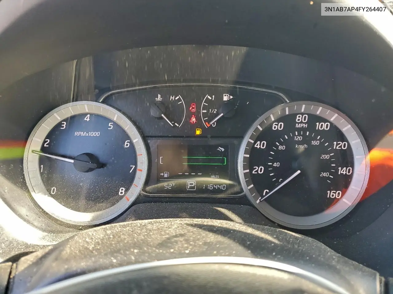 3N1AB7AP4FY264407 2015 Nissan Sentra S