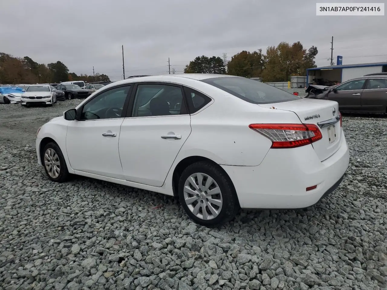 3N1AB7AP0FY241416 2015 Nissan Sentra S