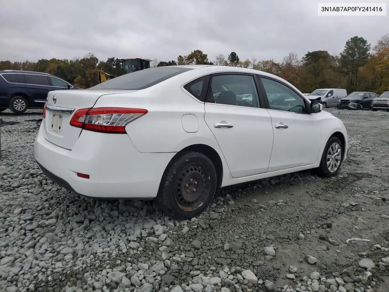 3N1AB7AP0FY241416 2015 Nissan Sentra S