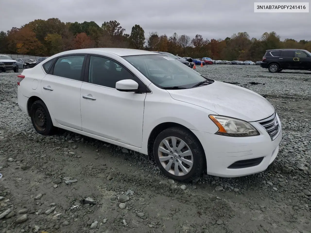 3N1AB7AP0FY241416 2015 Nissan Sentra S