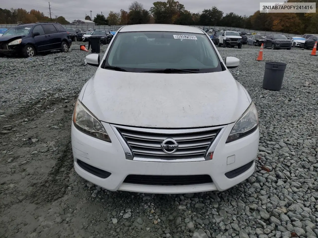 3N1AB7AP0FY241416 2015 Nissan Sentra S