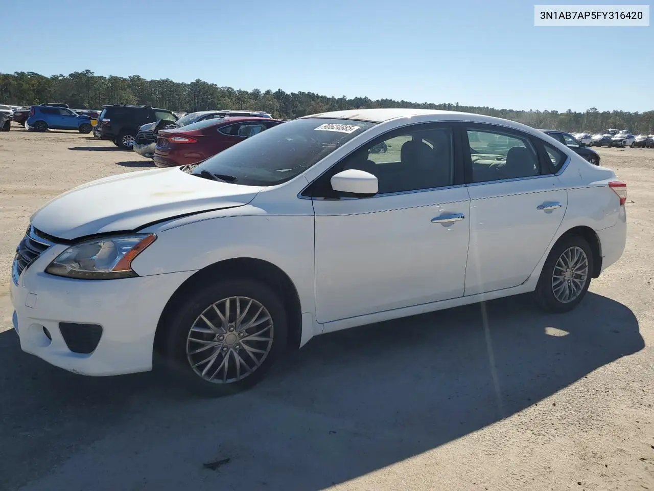 3N1AB7AP5FY316420 2015 Nissan Sentra S