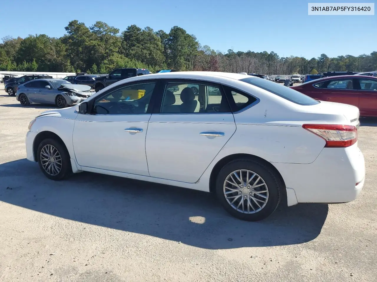 3N1AB7AP5FY316420 2015 Nissan Sentra S