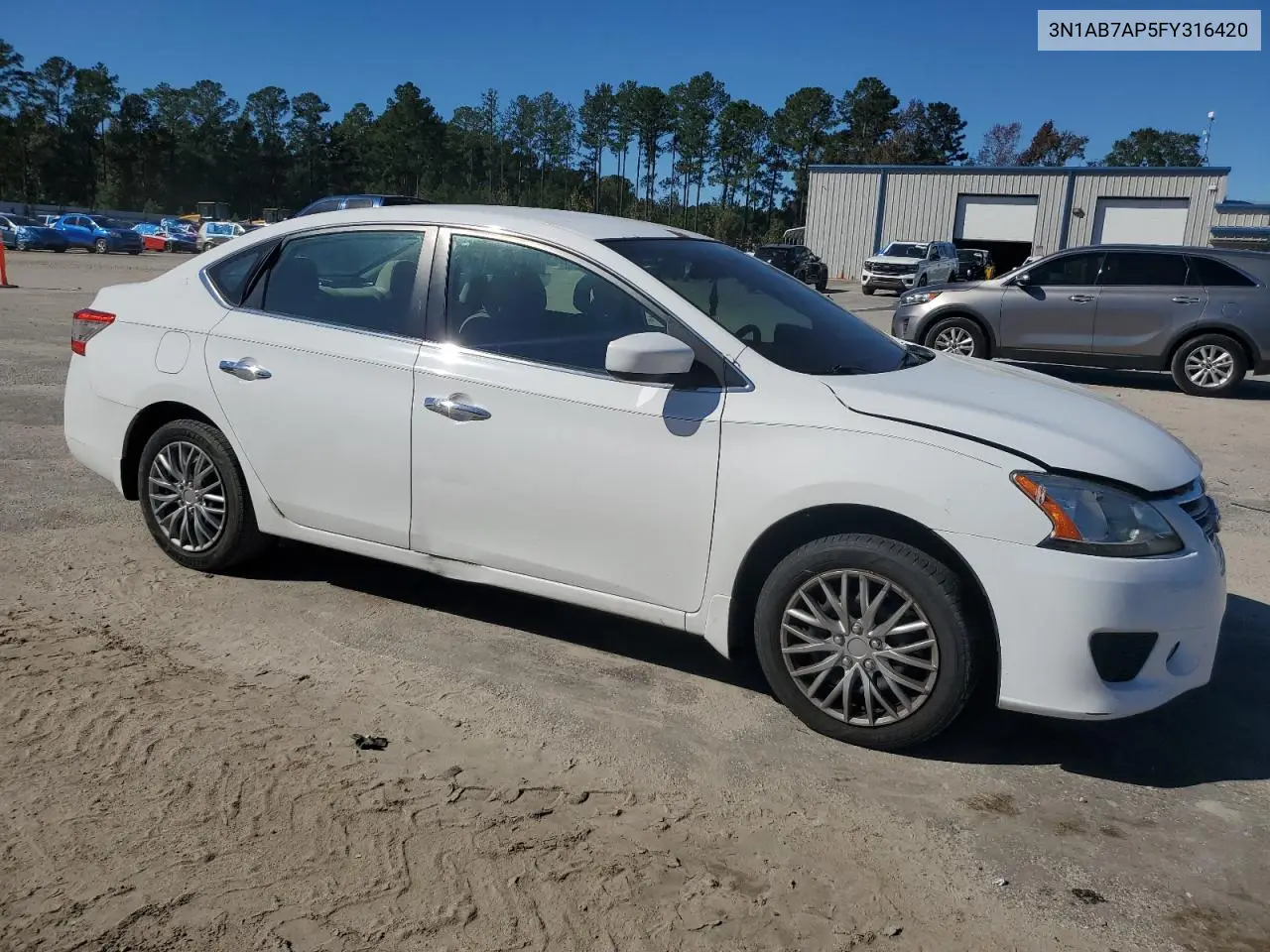 3N1AB7AP5FY316420 2015 Nissan Sentra S