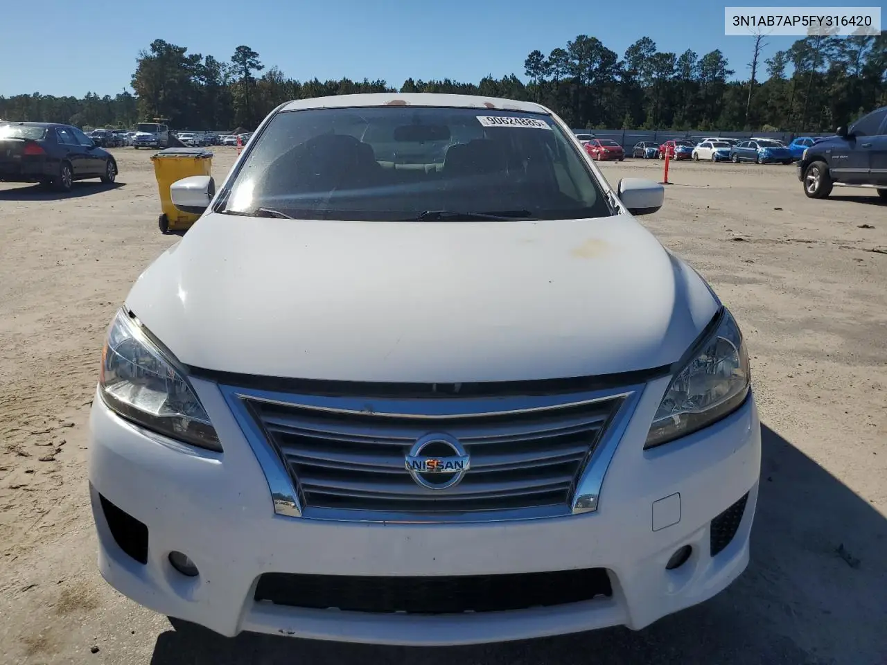 3N1AB7AP5FY316420 2015 Nissan Sentra S