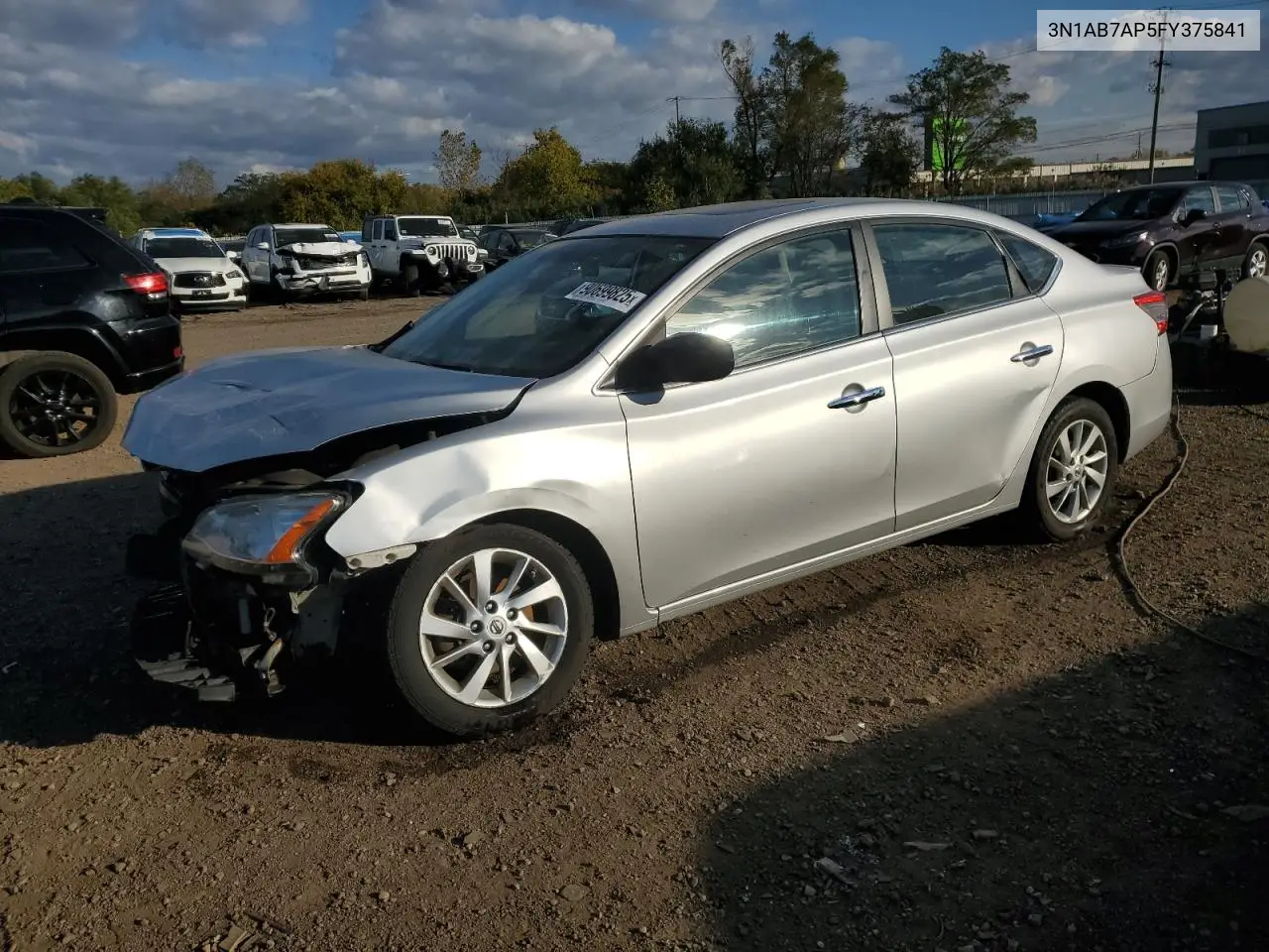3N1AB7AP5FY375841 2015 Nissan Sentra S