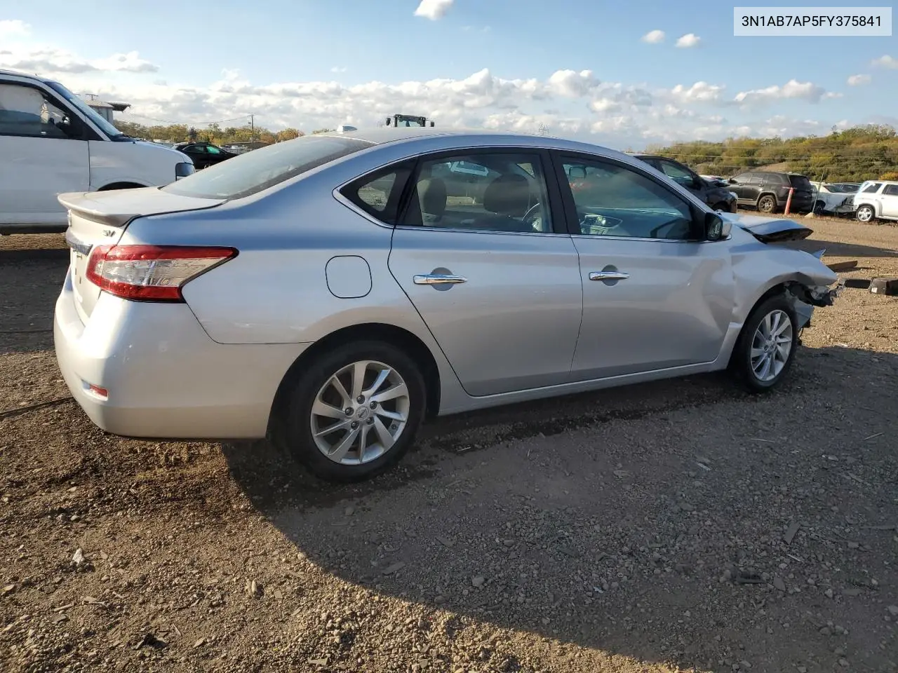 3N1AB7AP5FY375841 2015 Nissan Sentra S