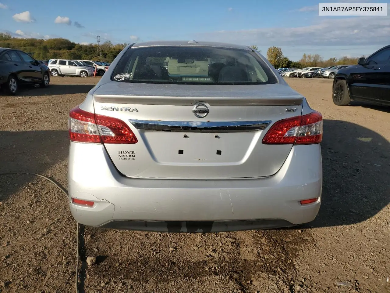 3N1AB7AP5FY375841 2015 Nissan Sentra S