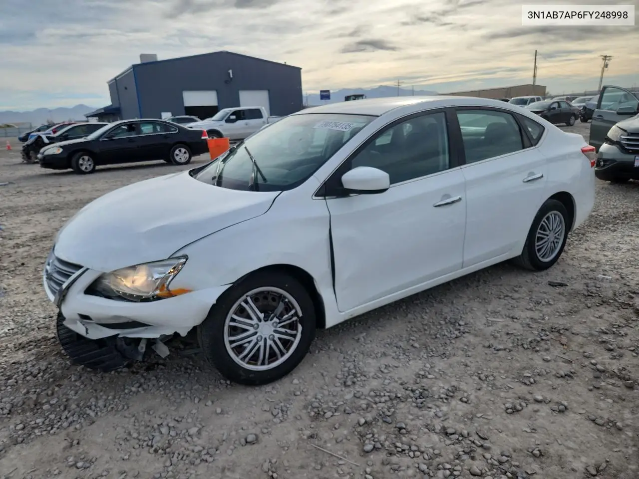 3N1AB7AP6FY248998 2015 Nissan Sentra S