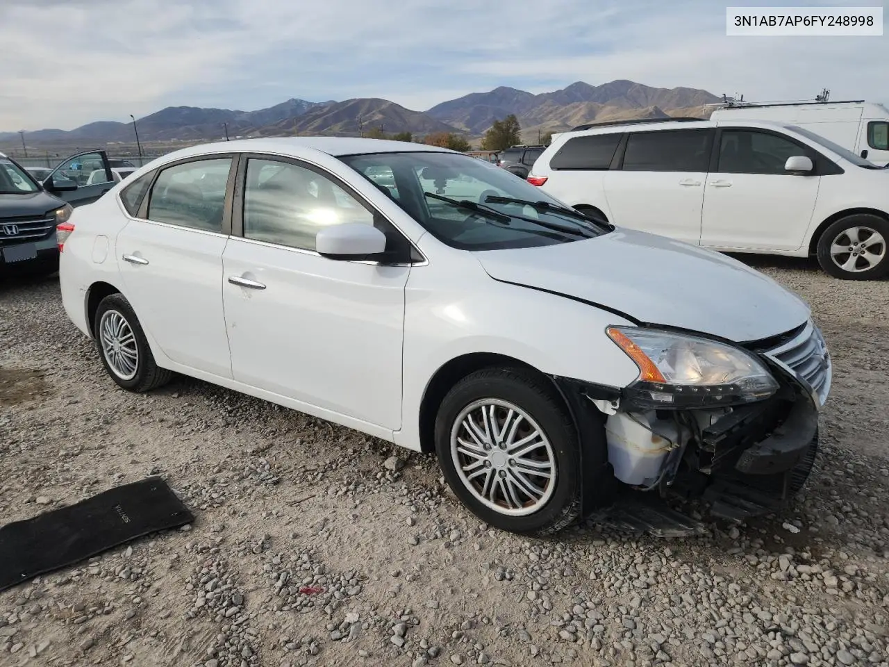 3N1AB7AP6FY248998 2015 Nissan Sentra S
