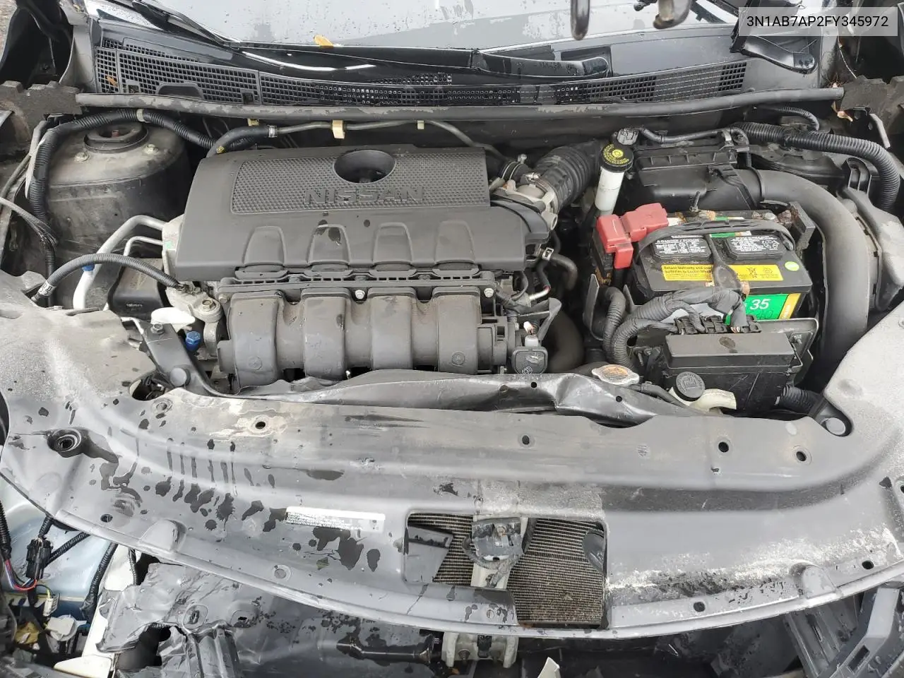 3N1AB7AP2FY345972 2015 Nissan Sentra S