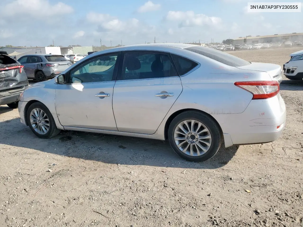 3N1AB7AP3FY230555 2015 Nissan Sentra S