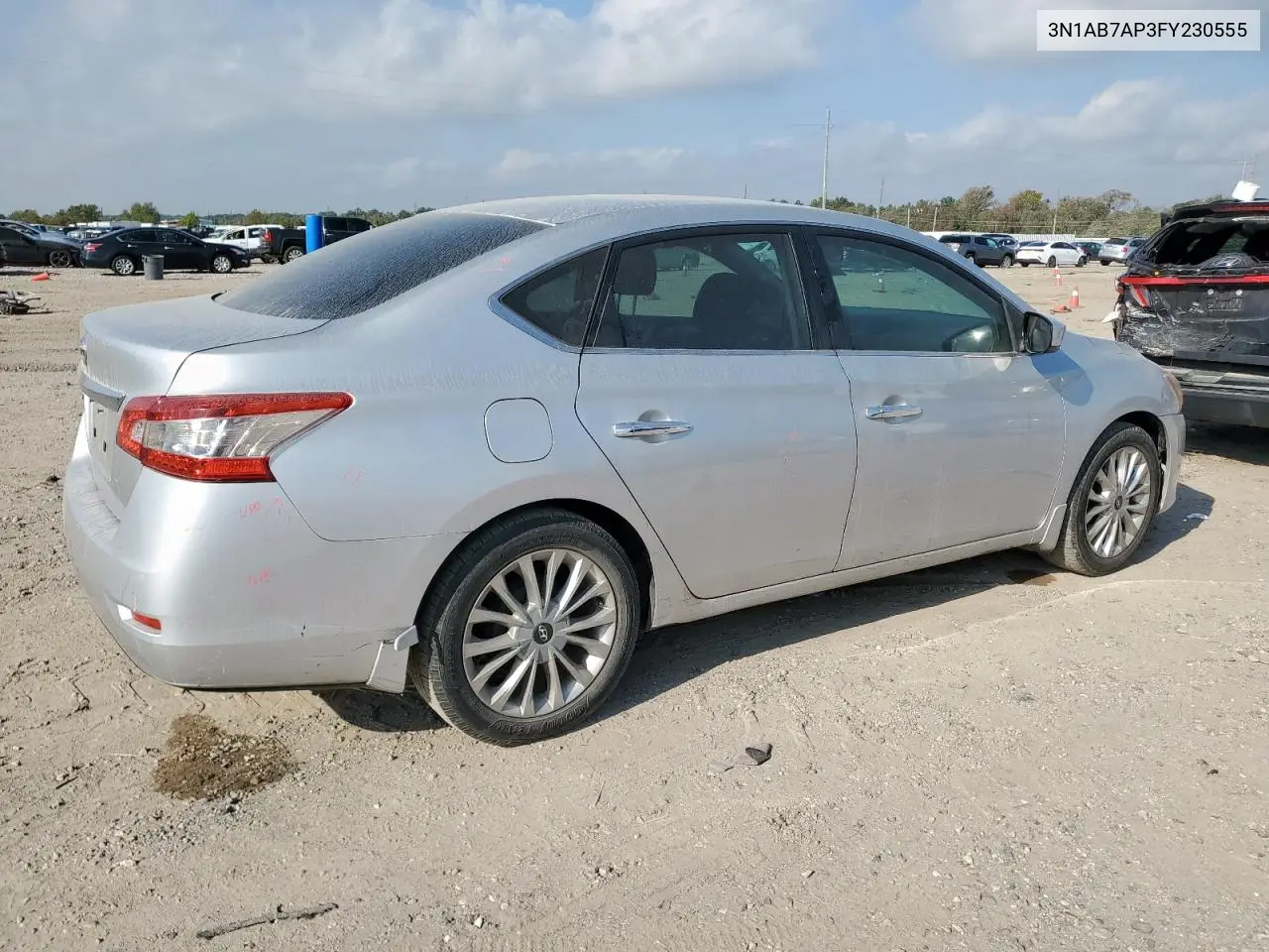 3N1AB7AP3FY230555 2015 Nissan Sentra S